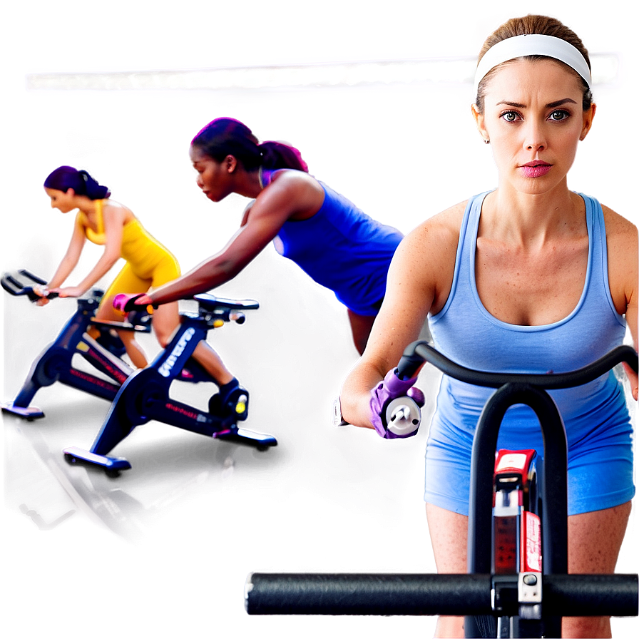 Gym Spin Class Png 05212024 PNG image