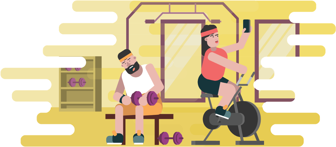 Gym_ Workout_ Cartoon PNG image