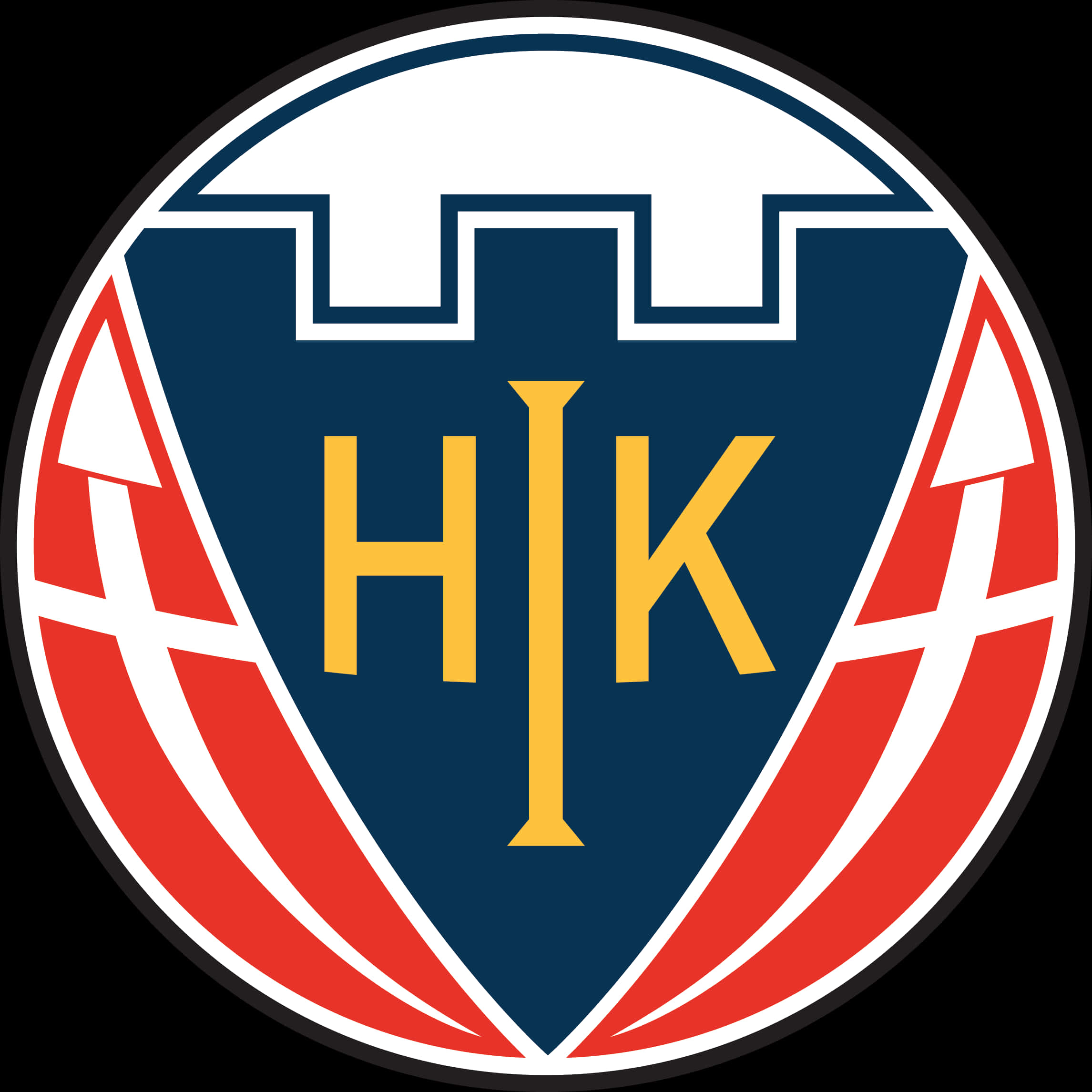 H J K Helsinki Football Club Logo PNG image
