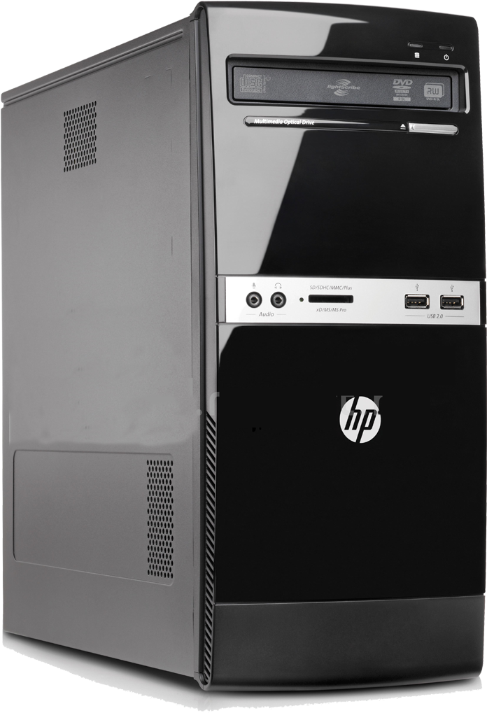 H P Desktop Computer Tower PNG image