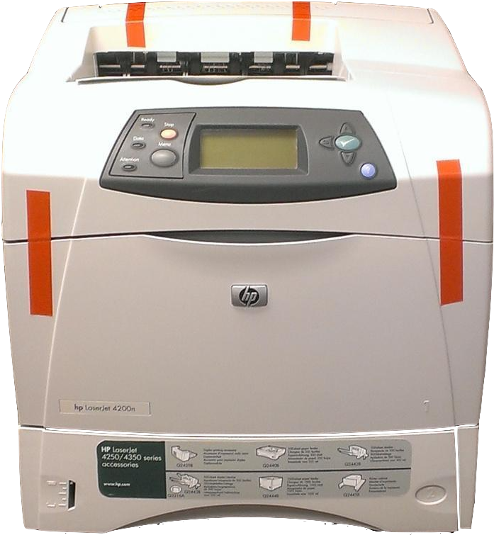 H P Laser Jet4200n Printer PNG image