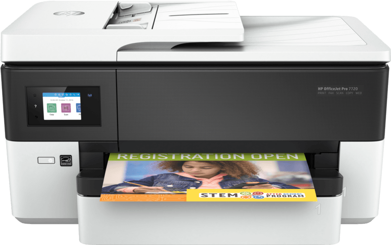 H P Office Jet Pro7720 Wide Format Allin One Printer PNG image