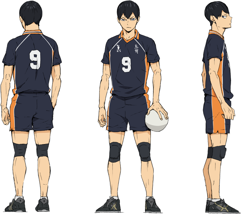 Haikyuu Character Number9 Volleyball Uniform PNG image