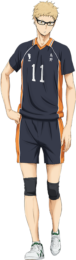 Haikyuu Characterin Volleyball Uniform PNG image