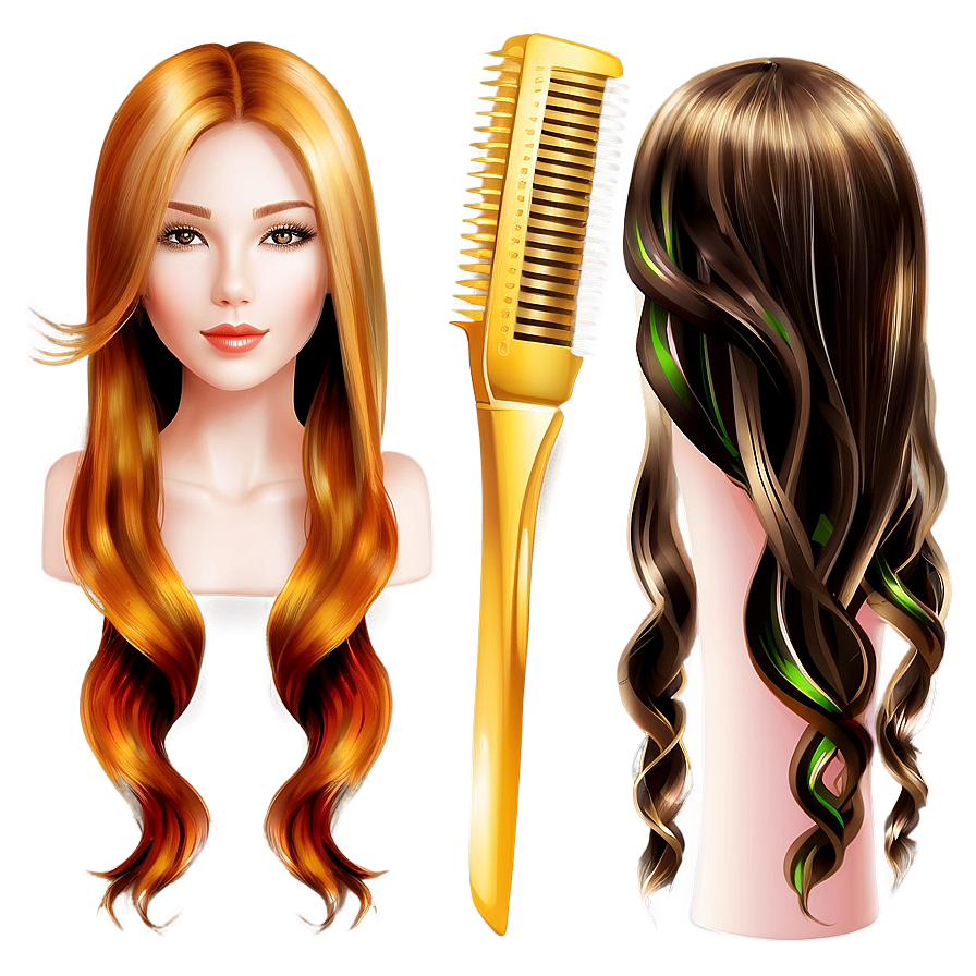 Hair Clipart For Stylists Png 19 PNG image