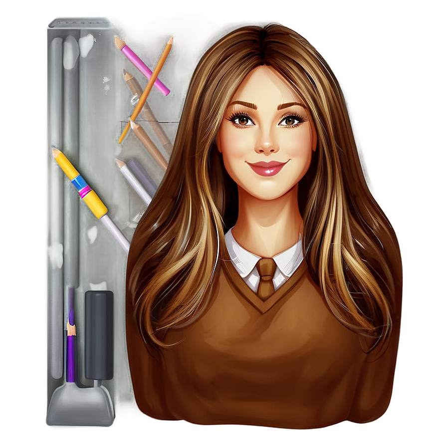 Hair Clipart For Teachers Png 06282024 PNG image