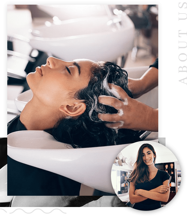 Hair Washing Serviceat Salon PNG image