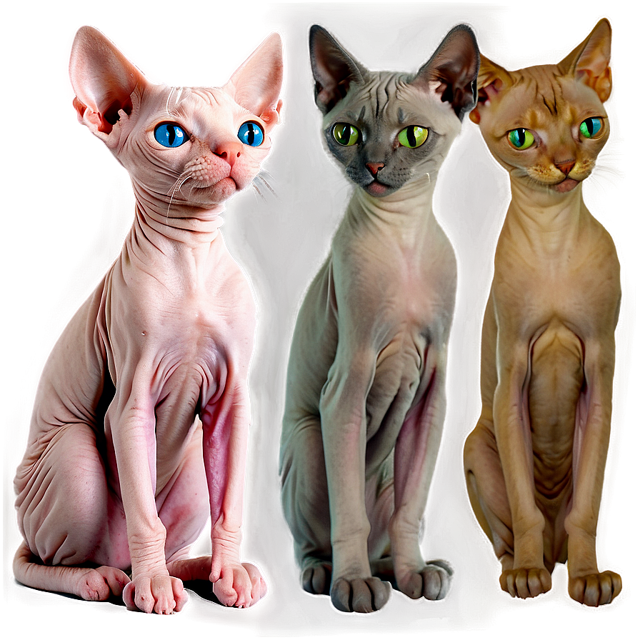 Hairless Cat C PNG image