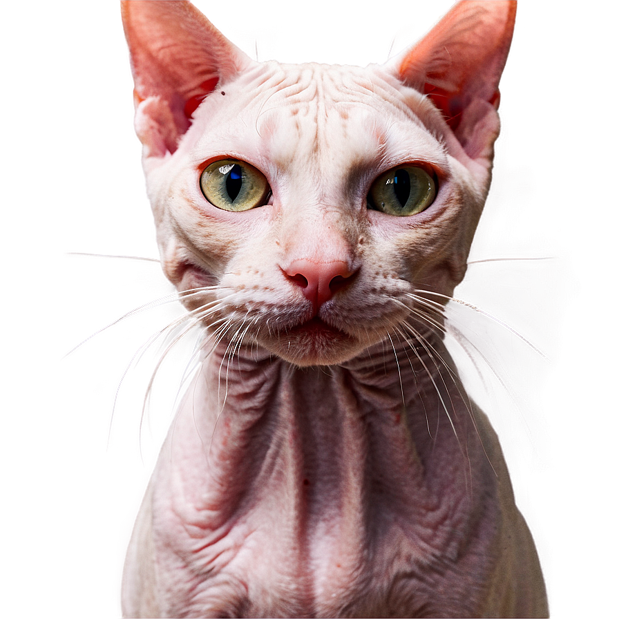 Hairless Cat Close-up Png 74 PNG image