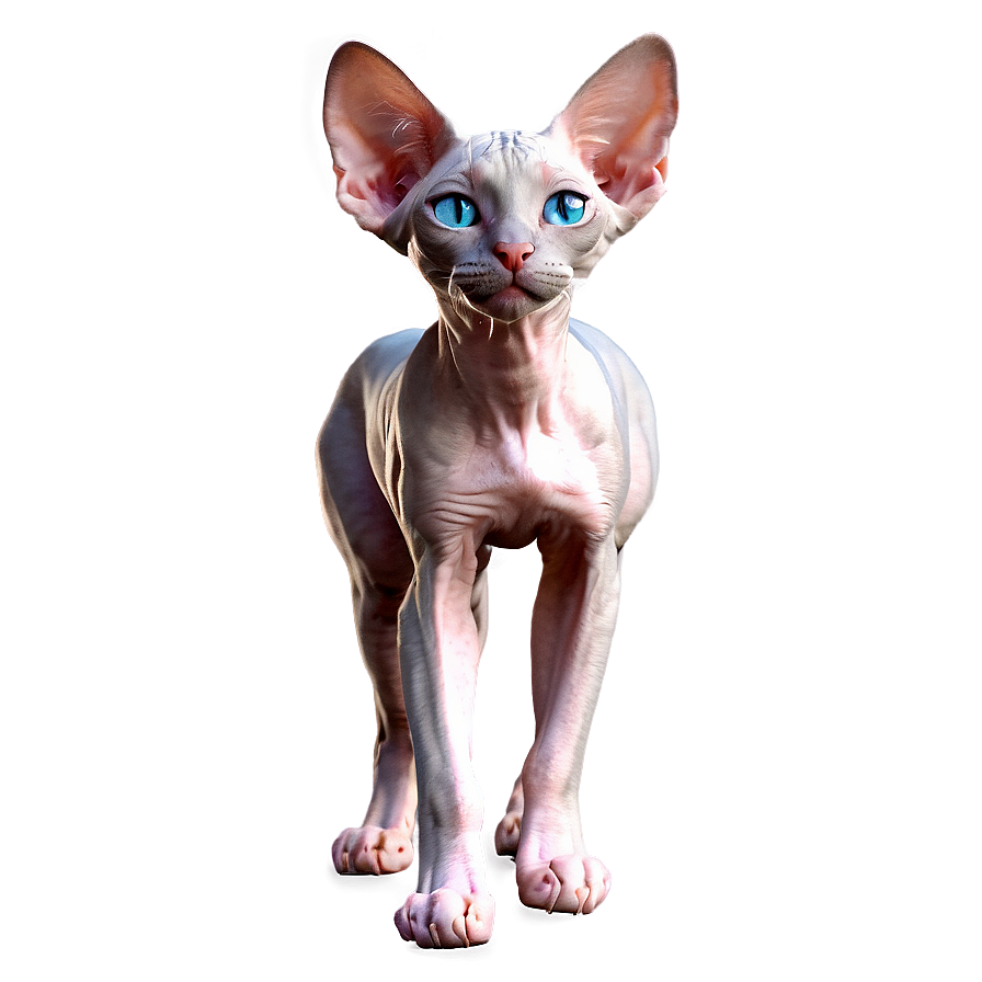 Hairless Cat Ear Png 06252024 PNG image