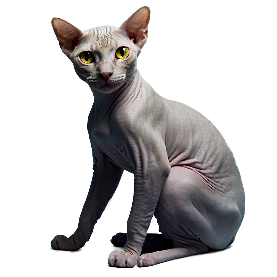 Hairless Cat Png Vnm83 PNG image