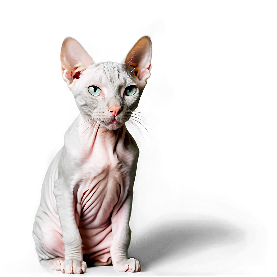 Hairless Cat Portrait Png 34 PNG image