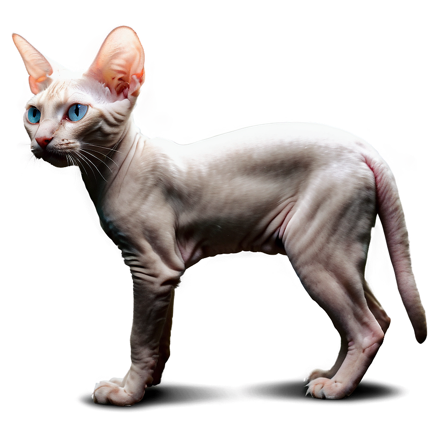 Hairless Cat Profile Side Png Lgj56 PNG image