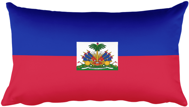 Haitian Flag Pillow Design PNG image