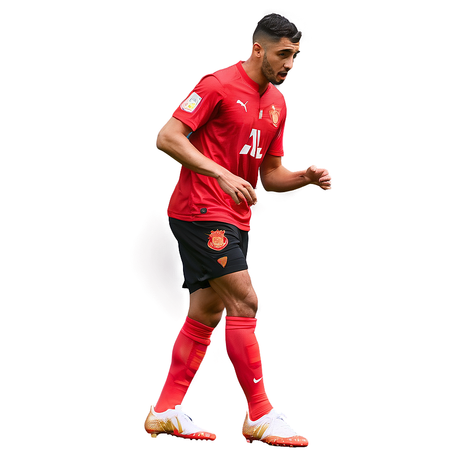 Hakimi Dribbling Skills Png 33 PNG image