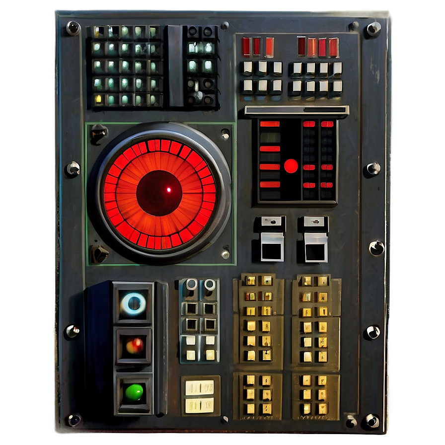 Hal 9000 Control Panel Png Mlr94 PNG image