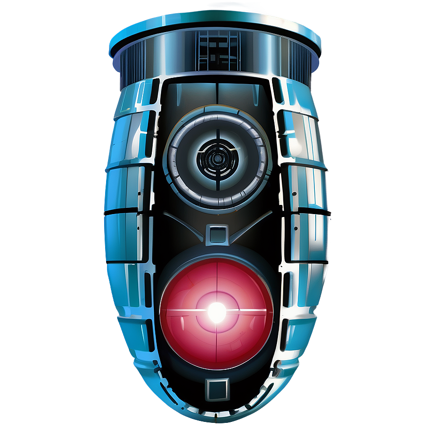 Hal 9000 Simple Line Art Png 06252024 PNG image