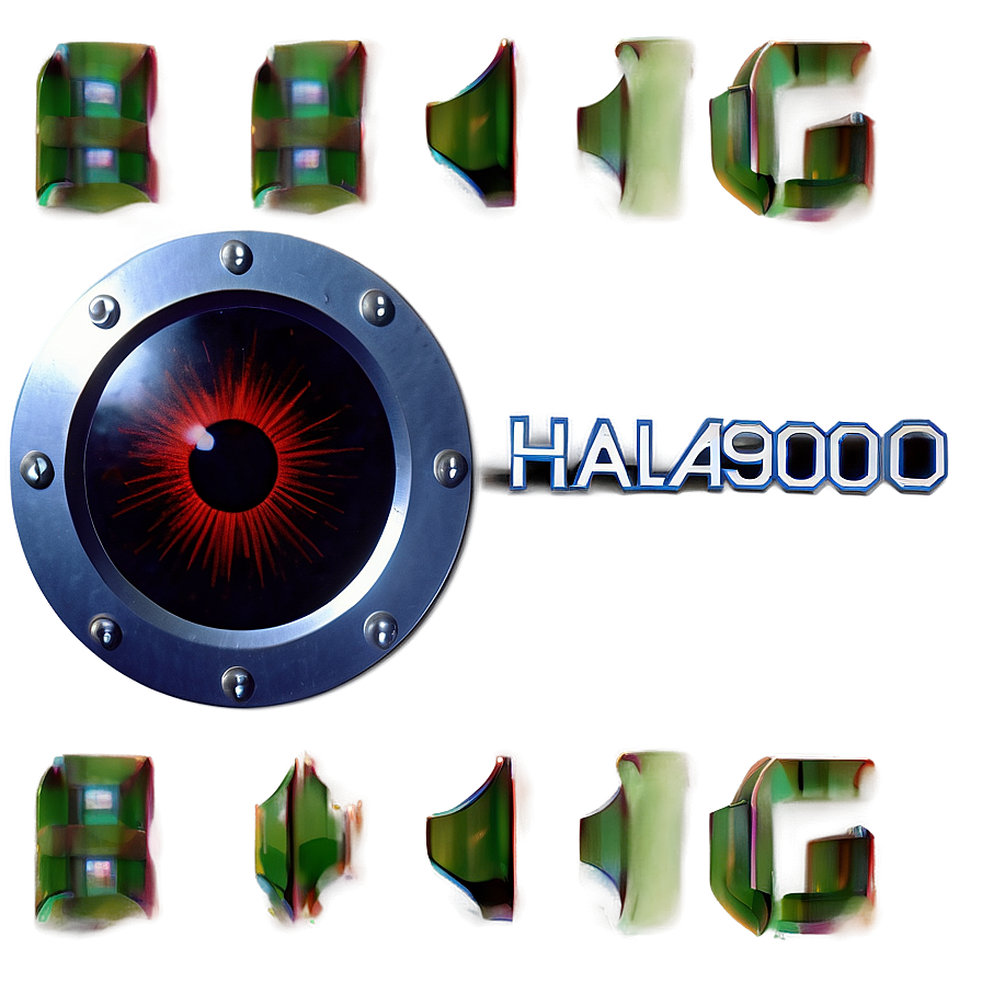 Hal 9000 Text Overlay Png 17 PNG image