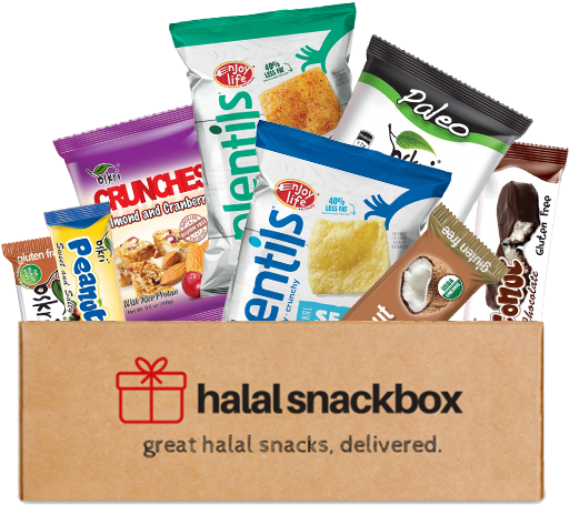 Halal Snack Box Variety PNG image