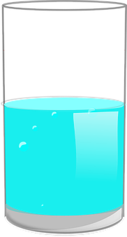 Half Full Glassof Water PNG image