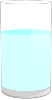 Half Full Glassof Water PNG image
