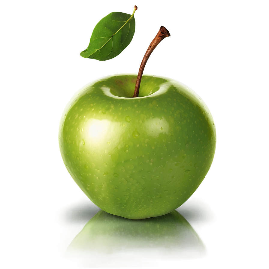 Half Green Apple Png 06132024 PNG image