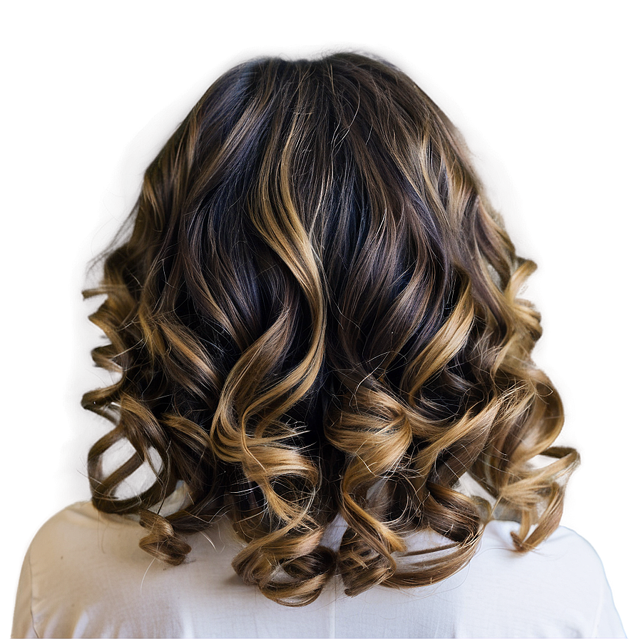 Half-up Hair Waves Style Png Adk PNG image