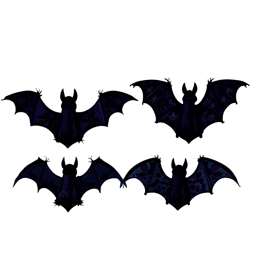 Halloween Bats Silhouette Png Ukw PNG image