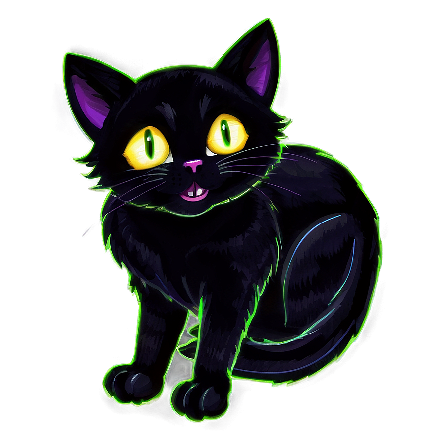 Halloween Black Cat Png A PNG image