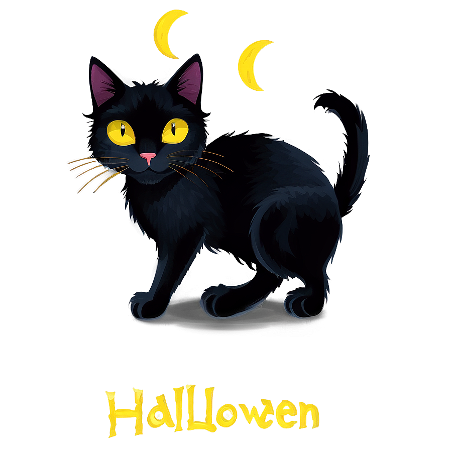 Halloween Black Cat Png C PNG image