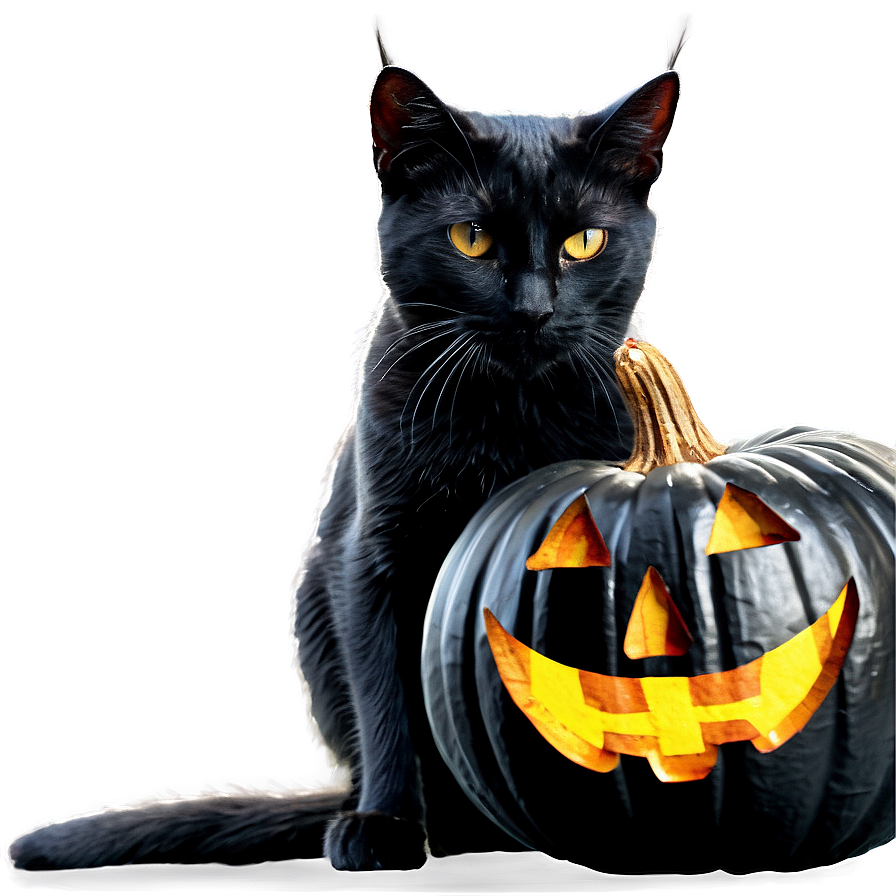 Halloween Black Cat Png Ooj24 PNG image