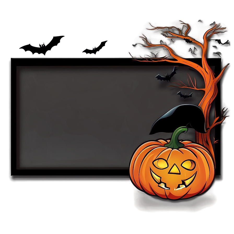 Halloween Border For Flyers Png Cpp PNG image