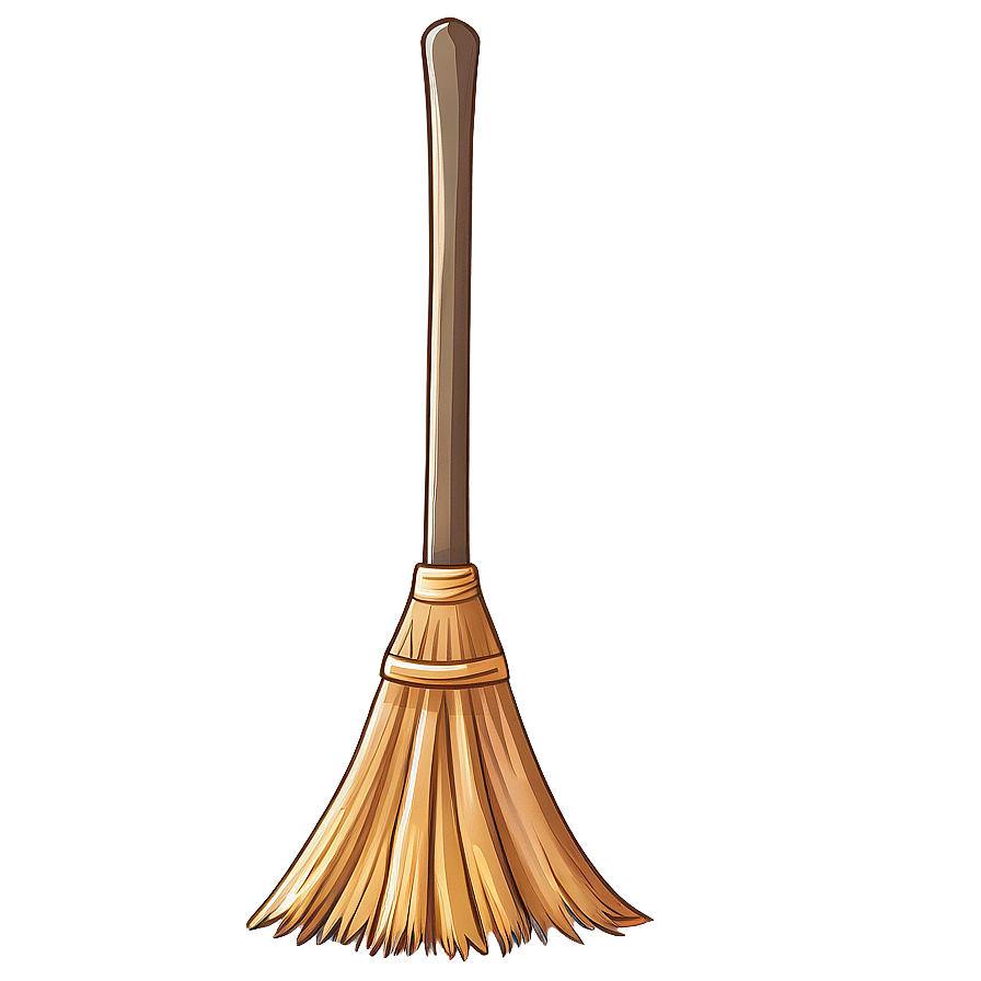 Halloween Broom Clipart Png 06272024 PNG image