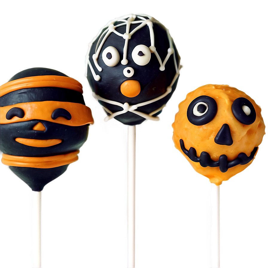 Halloween Cake Pops Png 06272024 PNG image