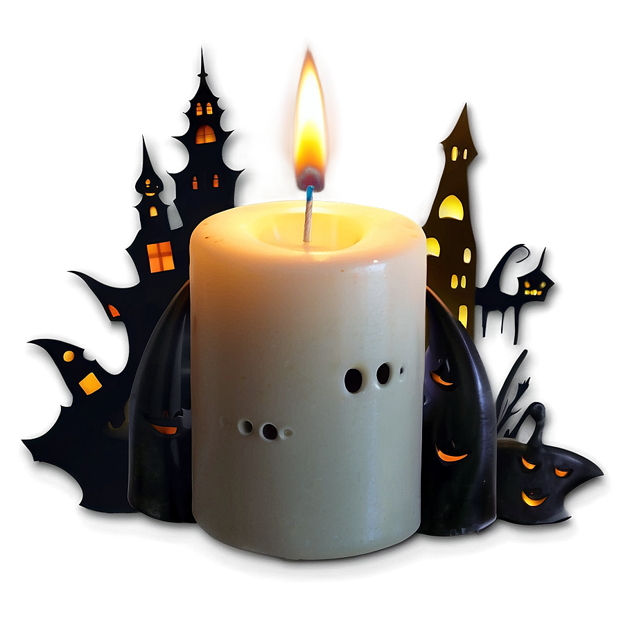 Halloween Candle Light Png Pae PNG image