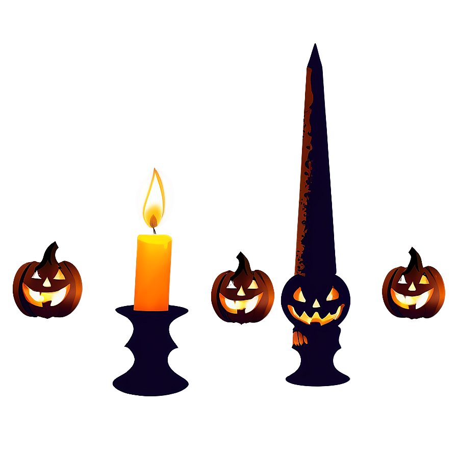 Halloween Candle Light Png Ufu PNG image