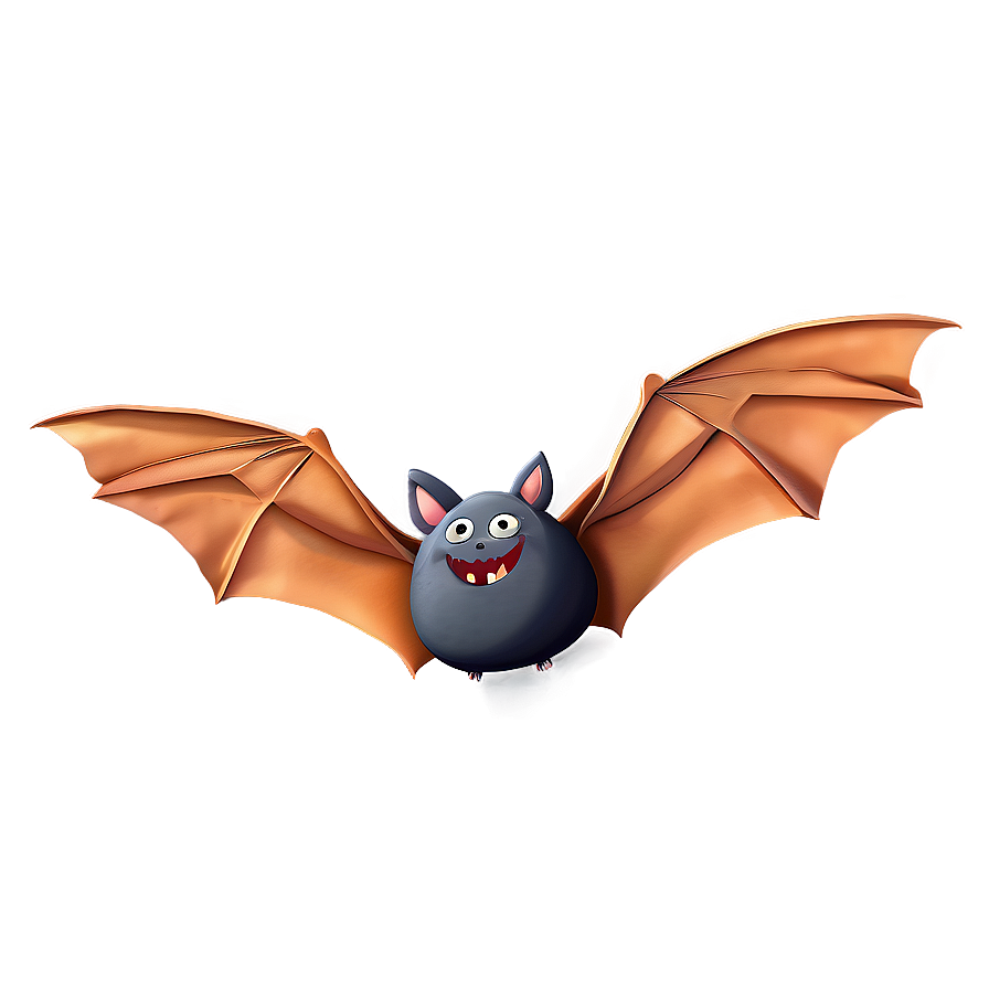 Halloween Cartoon Bats Flock Png 06252024 PNG image