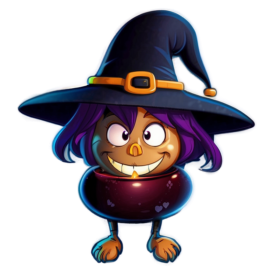 Halloween Cartoon Witch’s Brew Png 60 PNG image