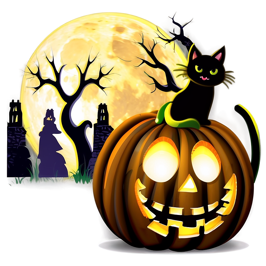 Halloween Cat Clipart Png 87 PNG image