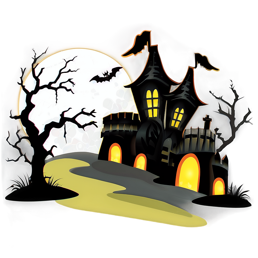 Halloween Clipart Black And White Png 89 PNG image