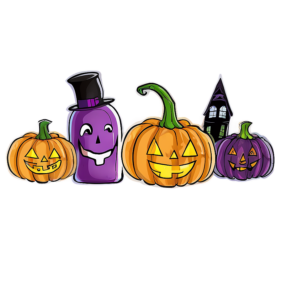 Halloween Doodle Png 41 PNG image