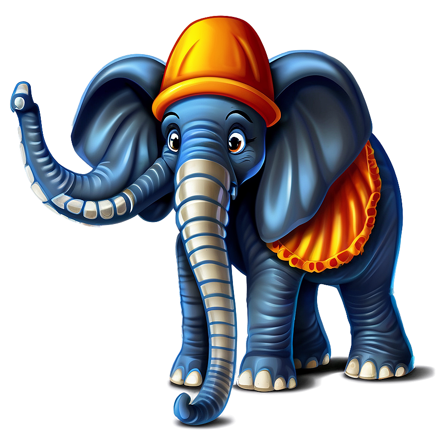 Halloween Elephant: Cartoon Png 06212024 PNG image