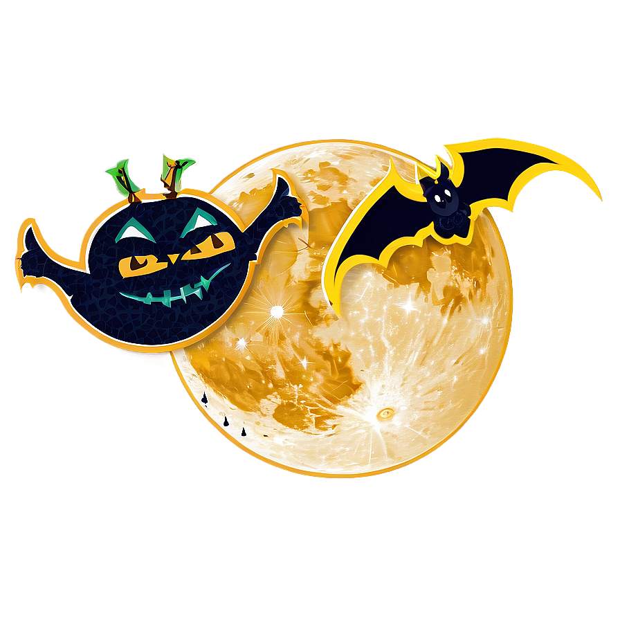 Halloween Full Moon Transparent Png 05252024 PNG image