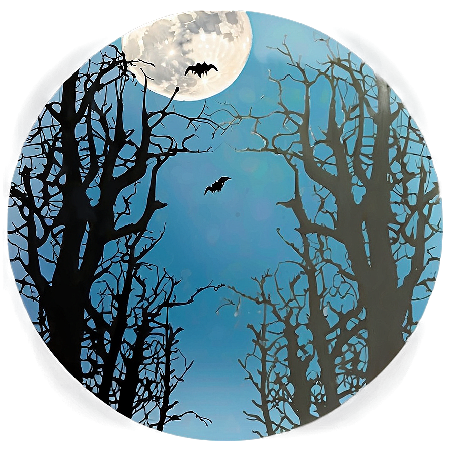 Halloween Full Moon Transparent Png 50 PNG image