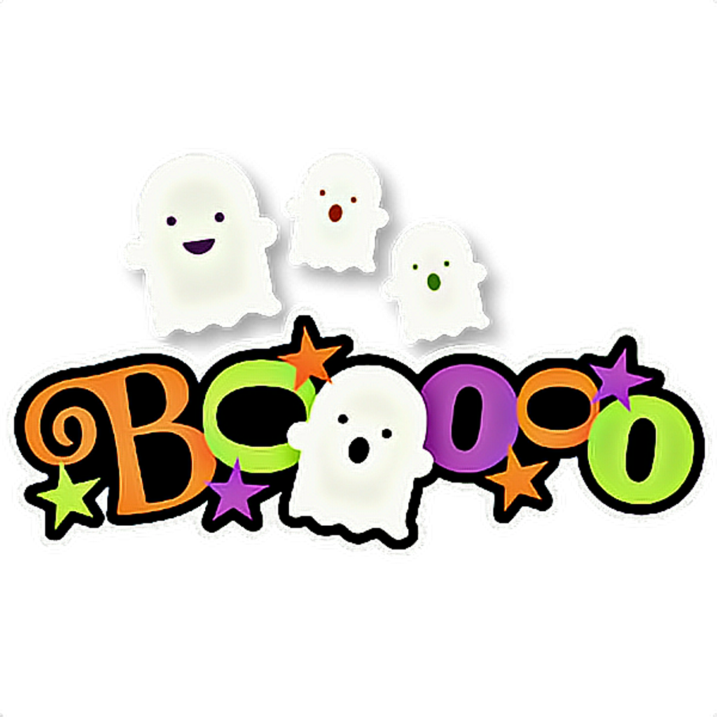 Halloween Ghostsand Boo Graphic PNG image