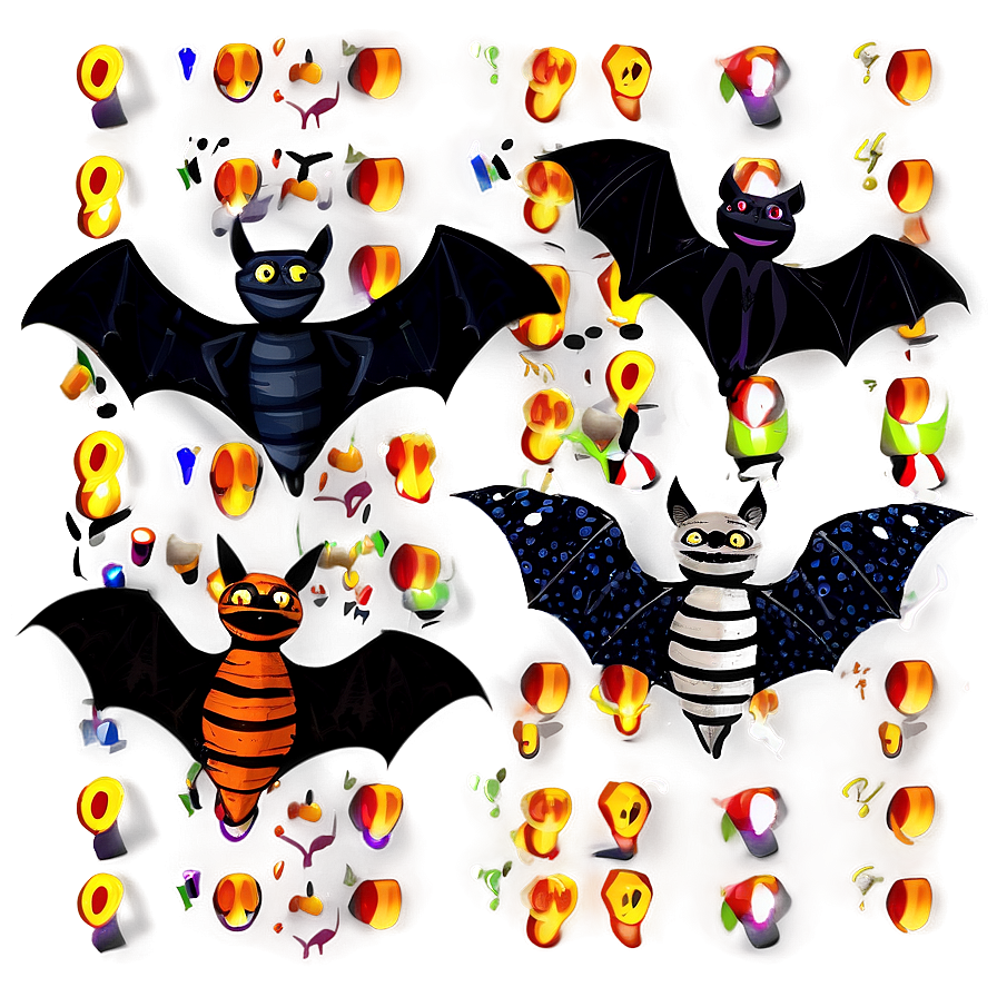 Halloween Night Bats Png 33 PNG image