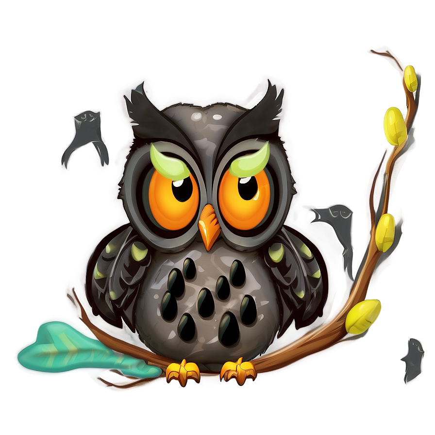 Halloween Owl Png 64 PNG image