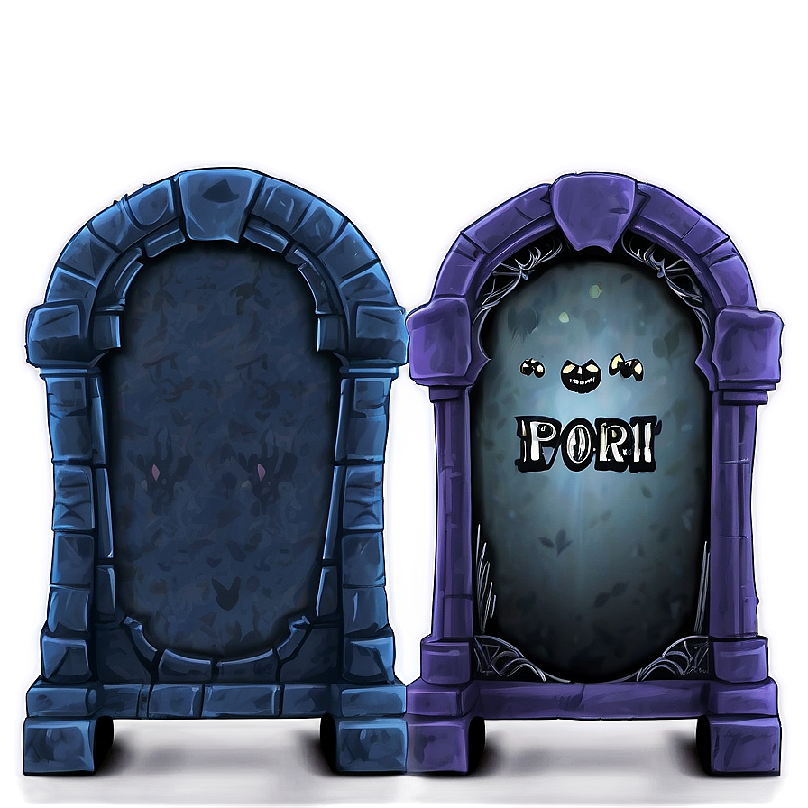 Halloween Party Diy Tombstones Png Ros PNG image