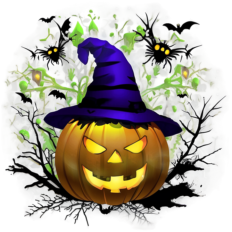 Halloween Party Haunted Forest Theme Png 75 PNG image