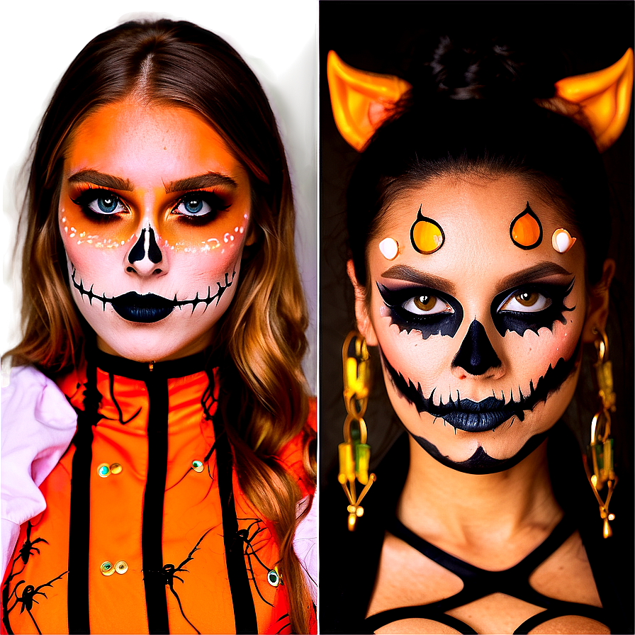 Halloween Party Makeup Tutorials Png Wuh PNG image